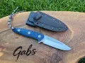 Нож с фиксирано острие FOX Knives FX529,фултанг с тактическа кания, снимка 3
