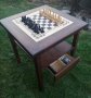 Маса с шахматна дъска, снимка 7