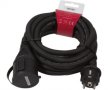 LogiLink удължителен кабел за захранване 5 м черен