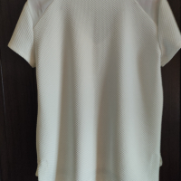 бяла външна стилна блуза с остро деколте , снимка 4 - Тениски - 44696984