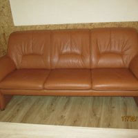 Кожен диван тройка Himolla само за ценители, снимка 1 - Дивани и мека мебел - 31856949