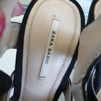 Zara дамски високи сандали номер 37, снимка 13 - Сандали - 36544049
