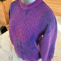 Лилав дамски пуловер, снимка 6 - Блузи с дълъг ръкав и пуловери - 44194707