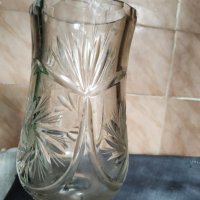 стара кристална ваза арт деко, снимка 2 - Антикварни и старинни предмети - 29140579