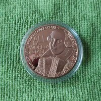 Монета Шекспир, снимка 3 - Нумизматика и бонистика - 35103416