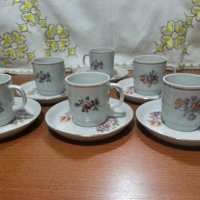 Стар български порцелан чашки за кафе , снимка 5 - Антикварни и старинни предмети - 42867571
