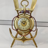 Стар Немски Настолен Механичен Часовник Юнгханс Junghans , снимка 1 - Антикварни и старинни предмети - 42331966