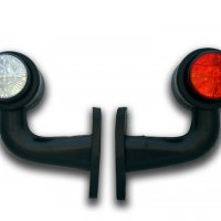1 бр. ЛЕД LED Диодни рогчета , светлини за камион , 12-24V , 0113LRW , снимка 3 - Аксесоари и консумативи - 35553464
