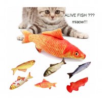 3117 Плюшена играчка за котки, рибка с дължина 20см., снимка 1 - За котки - 34247968