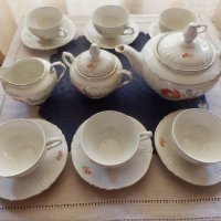 Стар сервиз за чай Bavaria, снимка 2 - Антикварни и старинни предмети - 34558080