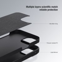 Nillkin Qin Pro Leather Flip Camera Cover Case for iPhone 15 Pro Max - Black, снимка 12 - Калъфи, кейсове - 44211708