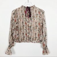 Блуза от шифон ZARA, снимка 2 - Ризи - 31005122