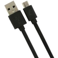 Кабел Micro USB към USB Digital One SP00419 - 2m Оплетка плосък Samsung, Huawei, Xiaomi, Nokia, снимка 1 - USB кабели - 37064218