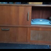 Ретро радио - грамофон, снимка 3 - Антикварни и старинни предмети - 38590977