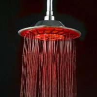 Светеща душ пита за баня в седем цвята, снимка 2 - Душове - 30069869