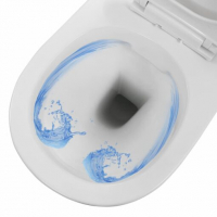 Окачена тоалетна чиния без ръб, керамична - безплатна д-ка, снимка 3 - Други стоки за дома - 36503212
