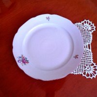 Плато*чиния стар български порцелан, снимка 2 - Антикварни и старинни предмети - 37445302