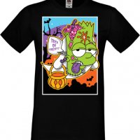 Мъжка тениска,The Simpsons Bart Simpson 02,Halloween,Хелоуин,Празник,Забавление,Изненада,Обичаи,, снимка 1 - Тениски - 38136320