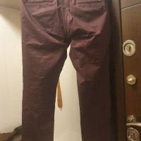 Черен,син и бордо мъжки панталони,номер 52, комплект с риза, снимка 6 - Панталони - 37348221