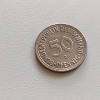 50 пфенига 1950 D - Германия, снимка 1 - Нумизматика и бонистика - 36804889