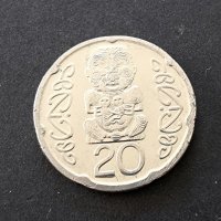 Монета. Нова Зеландия. 20 цента. 2006 година., снимка 2 - Нумизматика и бонистика - 36621207