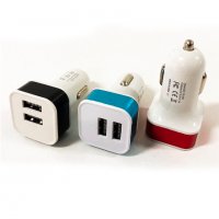 2281 Универсално USB зарядно за запалка на кола с 2 USB порта адаптор, снимка 2 - Аксесоари и консумативи - 36740174