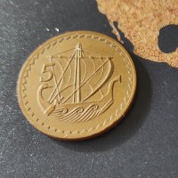 Монети Кипър 5 мила, 1955-1963, снимка 3 - Нумизматика и бонистика - 44278066
