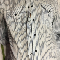 Мъжка риза Monarchy White Lined M Medium, снимка 6 - Ризи - 36550964