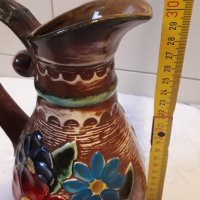 Немска релефна керамична ваза, снимка 5 - Колекции - 31399451