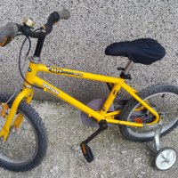 Детски велосипед колело 16" с помощни, снимка 2 - Велосипеди - 37039130