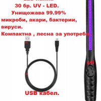 УВ/ UV Антибактериална LED лампа. Нова., снимка 7 - Стерилизатори - 31587556