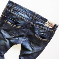 Desigual Oftal Celeste Palido Men's Slim Fit Jeans Мъжки Дънки Размер W34, снимка 14 - Дънки - 29098910