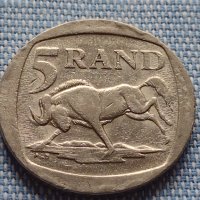 Монета 5 Ранд 1995г. Южна Африка рядка за КОЛЕКЦИЯ 41209, снимка 3 - Нумизматика и бонистика - 42802712