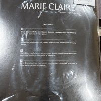 Marie Claire   Чисто НОВ фигурален черен чорапогащник, снимка 3 - Бельо - 42839948