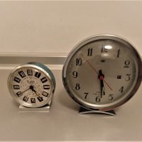 Часовник стар механичен будилник 8110 работещ, снимка 2 - Антикварни и старинни предмети - 35441487
