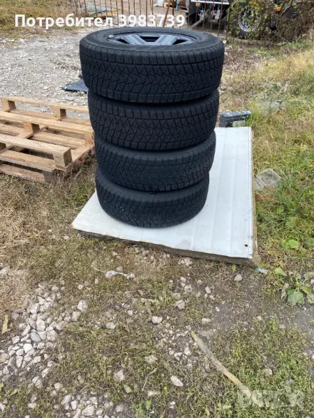 5x127x16 ДЖАНТИ С ГУМИ 225/70/16, снимка 1