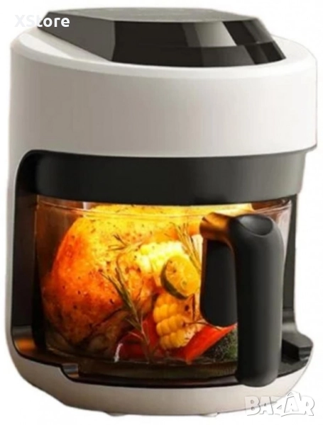 Модерен цифров въздушен фрайър, обем 4,5 литра за здравословно и бързо готвене, снимка 1