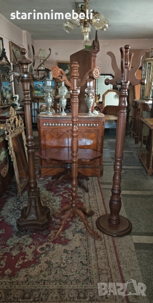 Антикварни дървени закачалки , снимка 1