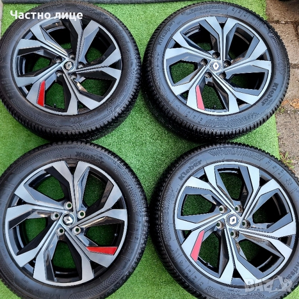 Продавам 4бр оригинални 18-ки джанти с зимни гуми KLEBER Krisalp HP3 SUV за Рено Аркана, Каптур , снимка 1