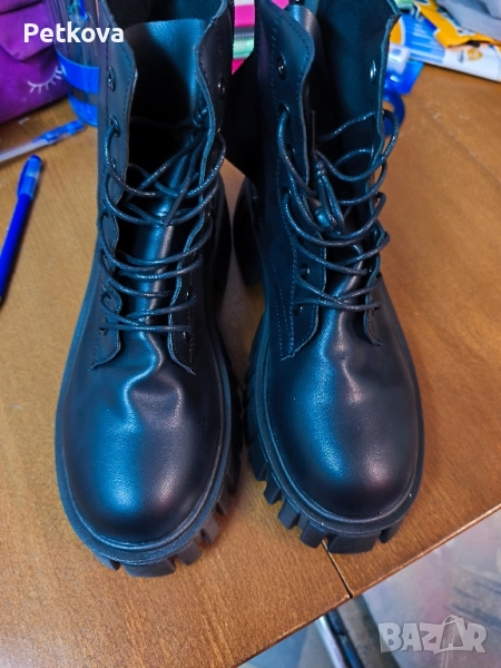 Дамски боти, чисто нови, черни , снимка 1