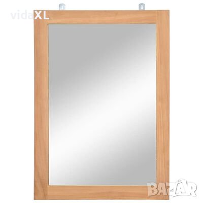 vidaXL Огледало за стена, тик масив, 50х70 см(SKU:246501, снимка 1