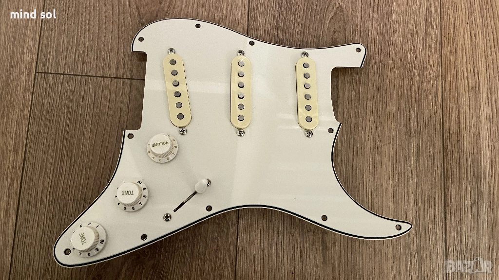 Stratocaster Loaded Pickguard with Mojo Gear FX Pickups , снимка 1