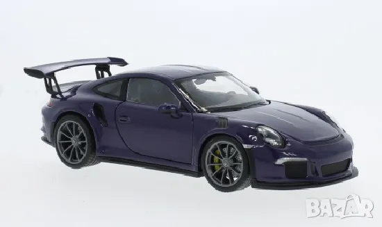 1:24 Метални колички: Porsche 911 GT3 RS Welly, снимка 1