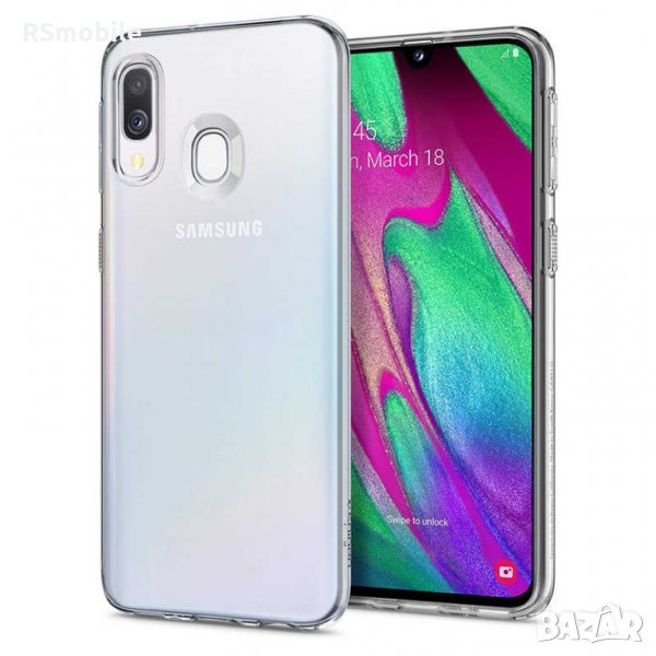 Samsung Galaxy A40 - Силиконов Прозрачен Кейс Гръб, снимка 1