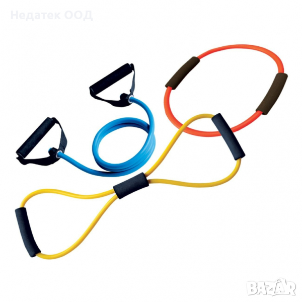 Комплект ластици за фитнес, 3бр, многоцветни, снимка 1