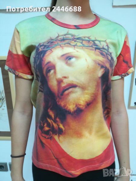 Дамска тениска с уникален дизайн. , снимка 1