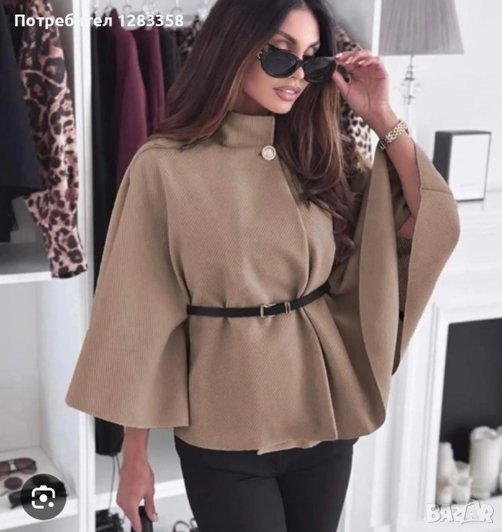 Дамско палто/пончо, снимка 1