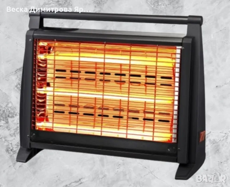 Кварцова печка, 1500W, снимка 1
