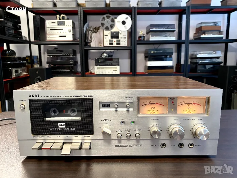 Vintage касетен дек Akai, снимка 1