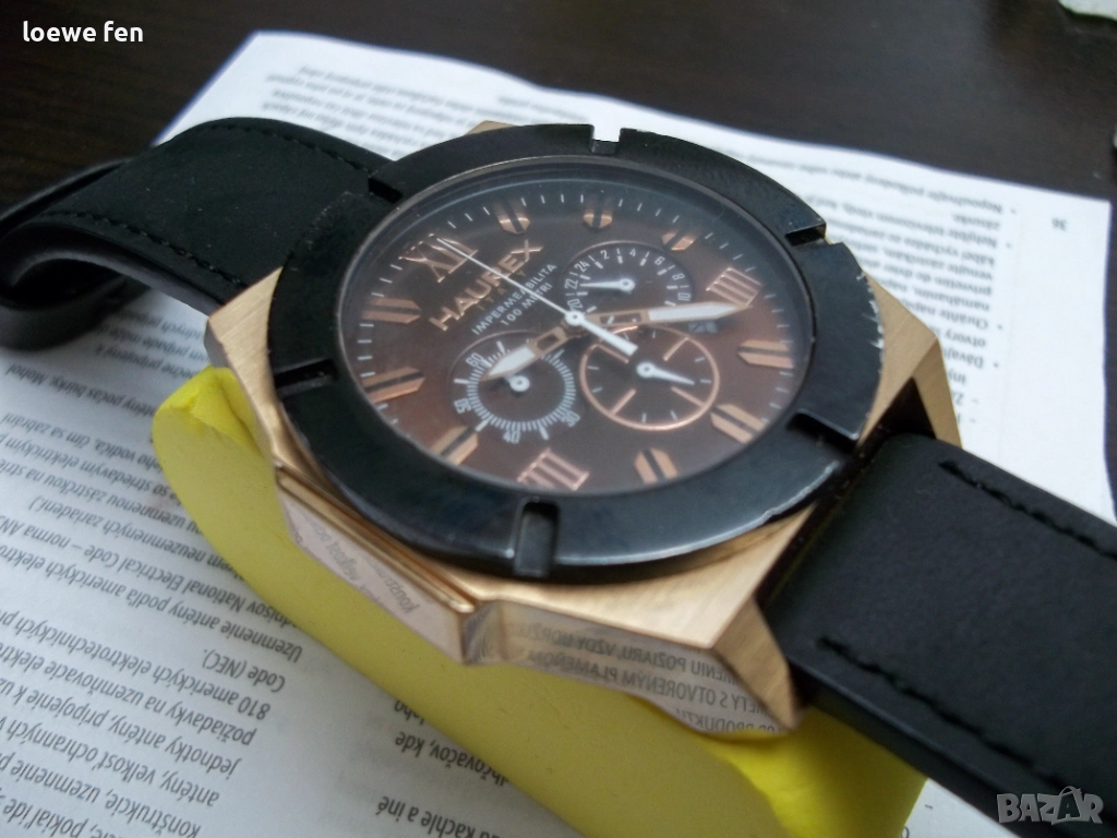 Haurex Chalenger Italy - Hublot Style - Мъжки Часовник, снимка 1